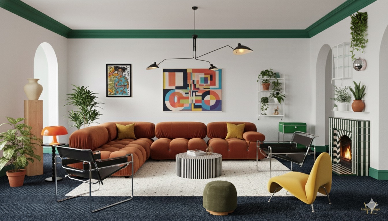 Eclectic Artist's Living Room